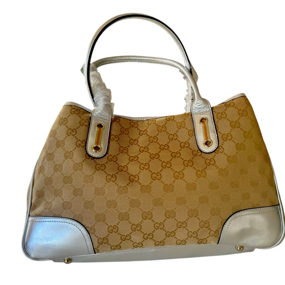 Gucci GG Canvas Princy Tote Bag - Picture 3 of 16